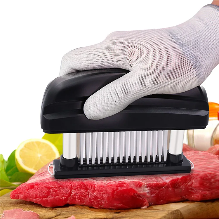 

Upgraded Stainless Steel Meat Tenderizer 48 Blades Needle Tenderizer for Meat Knife Beaf Steak Mallet Meat Hammer Kitchen Tools