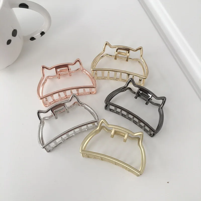 

Sweet Hair Clips for Hair Accessories for Women Cat Alloy Cute Clip Girls Accessory New Headwear Apparel