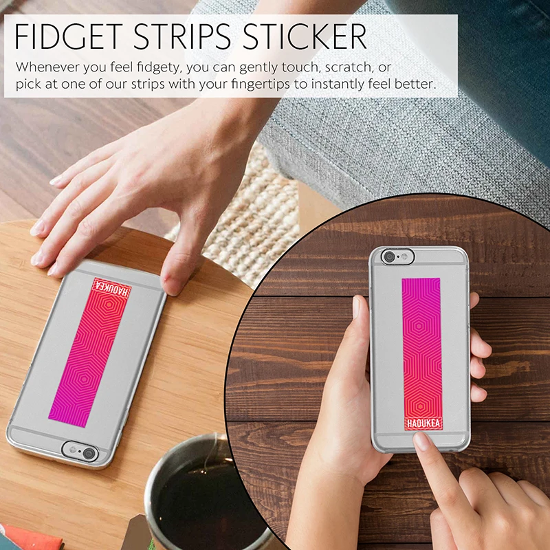 

Fidget Strips Anxiety Relief Items Anti Stress Tactile Rough Sensory Strips for Adults Teens