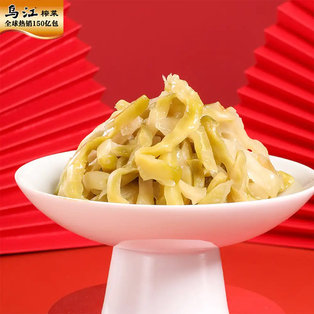 Wujiang Zhacai 80 г освежающий вкус маринованные горчичные зелени 6 упаковок