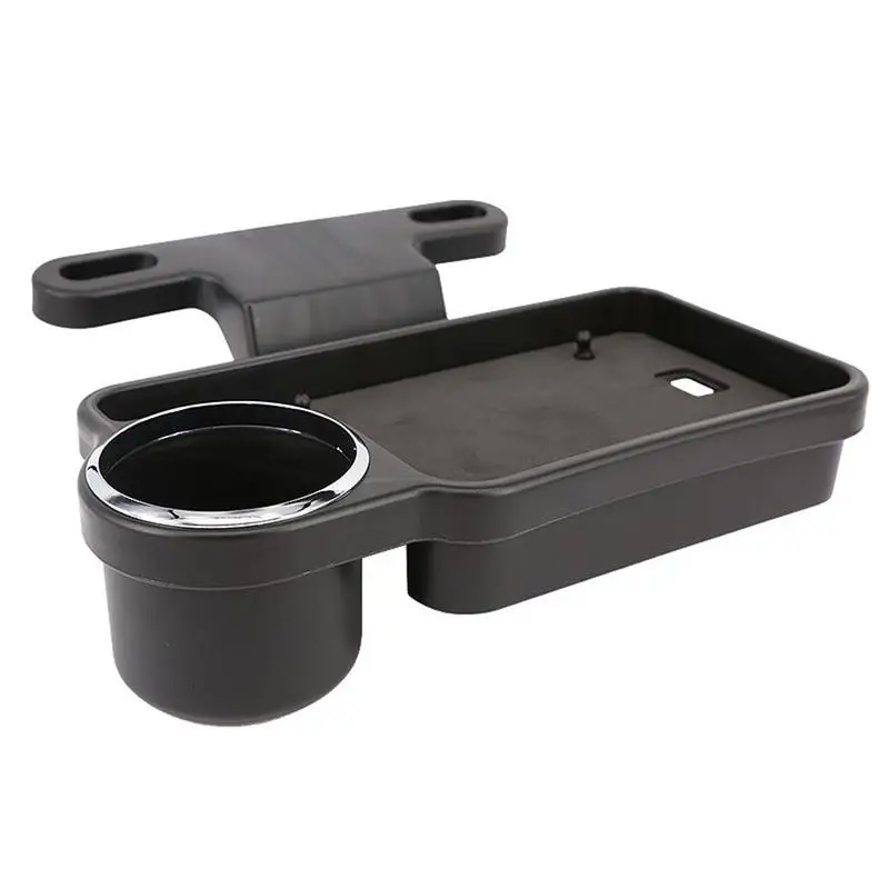 

Auto Cup Holder Tray Detachable Car Trays For Eating Car Accessory Dining Table Chair Back Tray Drink Cup Rack Fits Most Cup