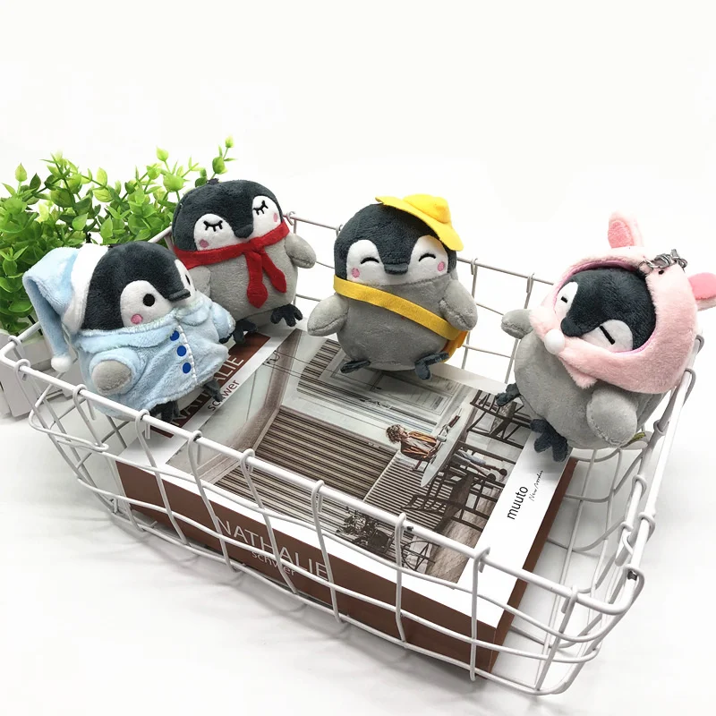 

Japanese popular cartoon animal positive energy Plush Toy key chain children's schoolbag Pendant Gift doll