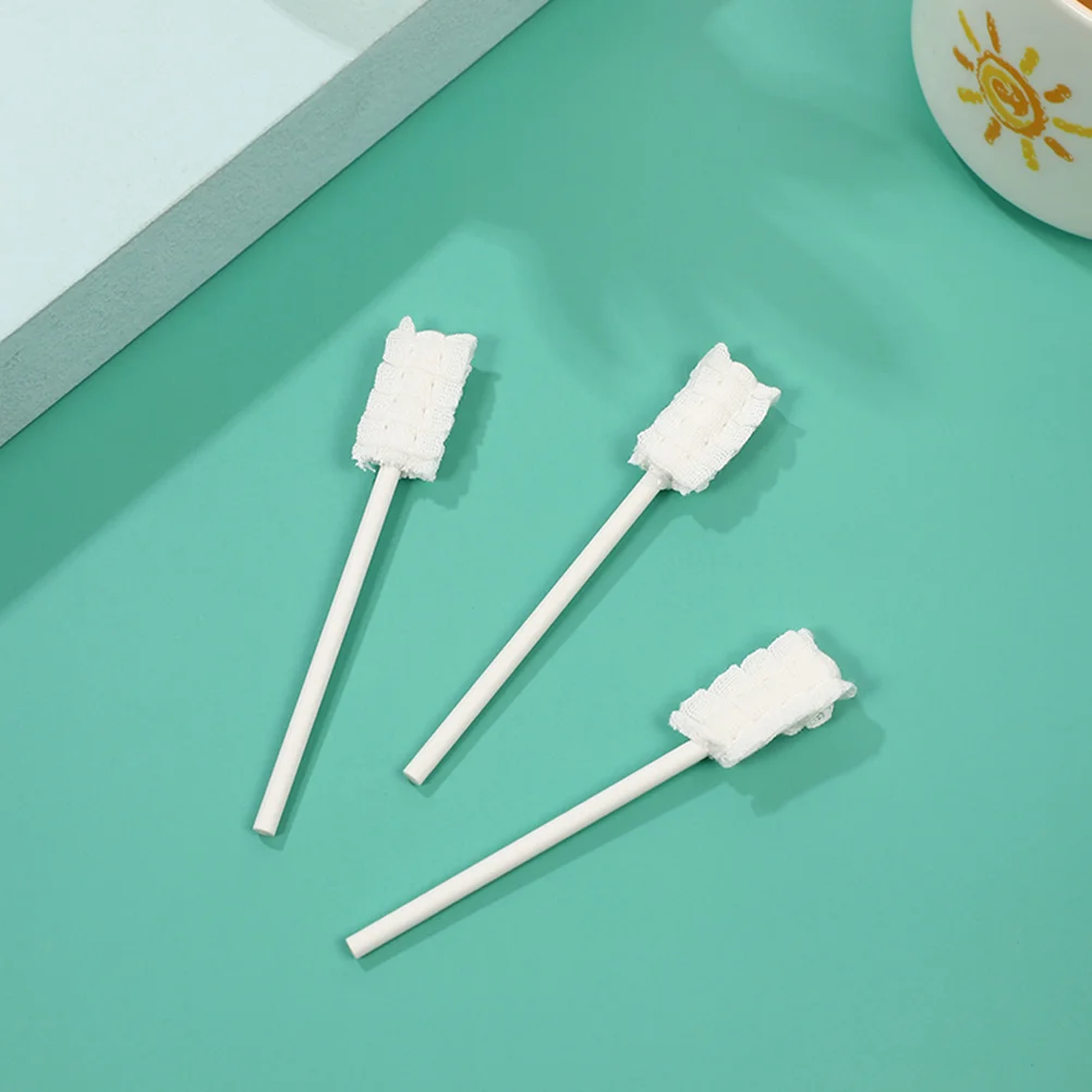 

10 Pcs Gum Cleaner Oral Kids Tongue Brush Gauze Infant Newborn Paper Mouth Child