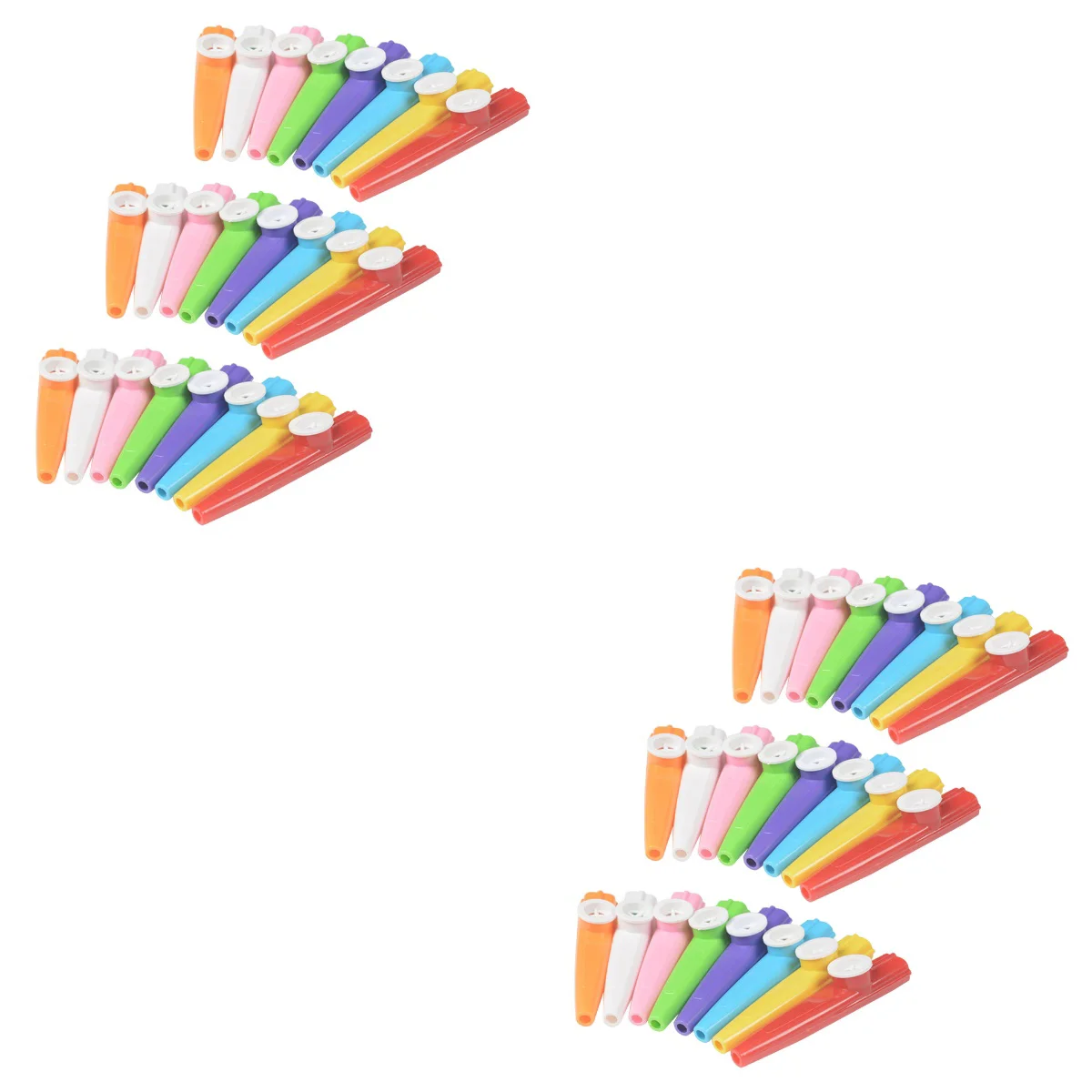 

48 pcs Assorted Colors Kazoos Kids Preschool Educational Flutes Musical Instruments Kazoos