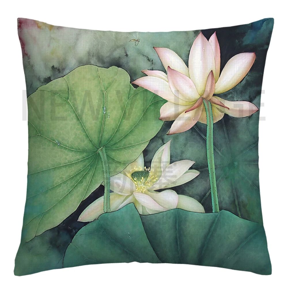 

Льняная наволочка с принтом 40x40, 50x50, 60x60