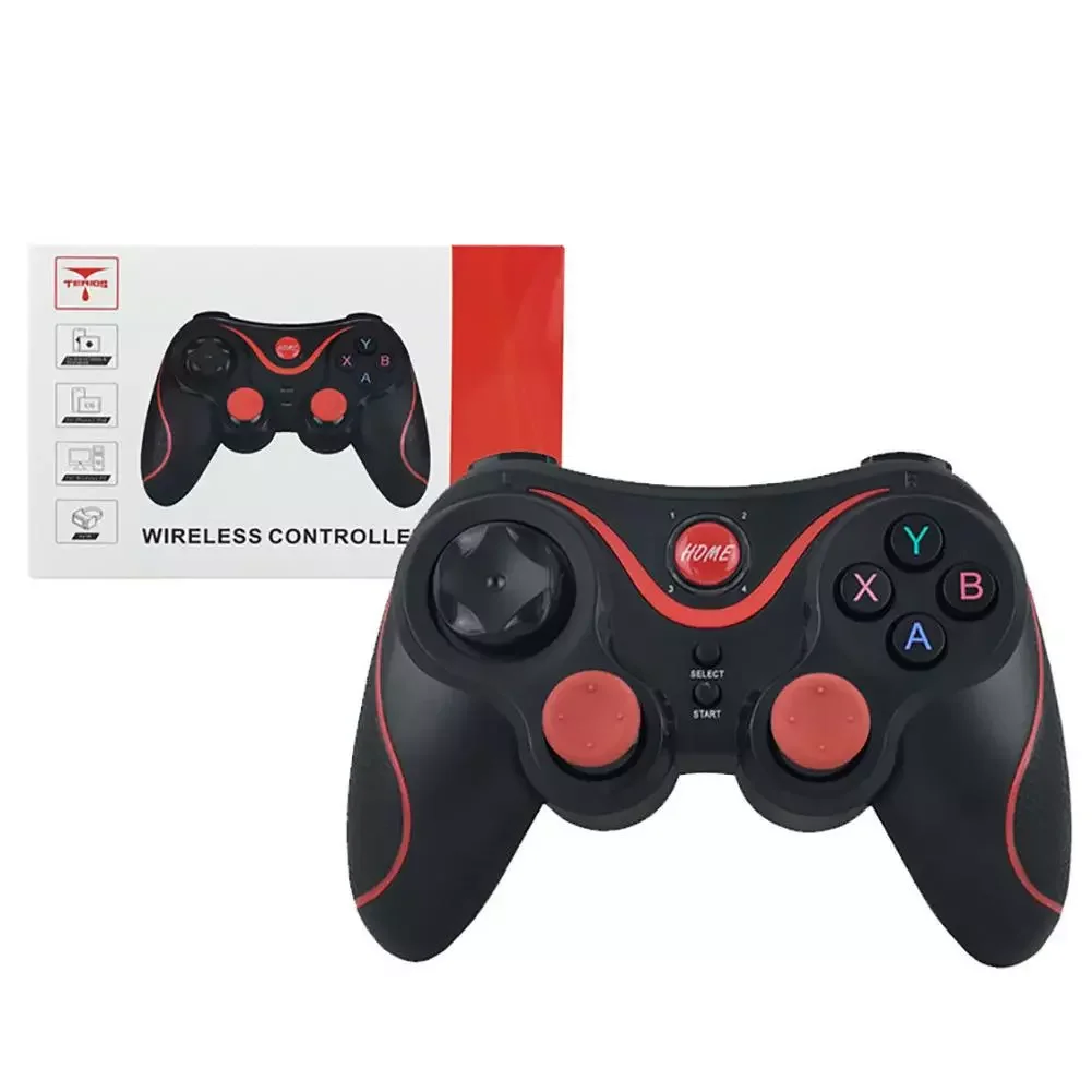 

T7 Bluetooth Game Controller Smart Wireless Joystick Gamepad for Android/IOS/Win 7/8/10 System Bluetooth Connection PS3