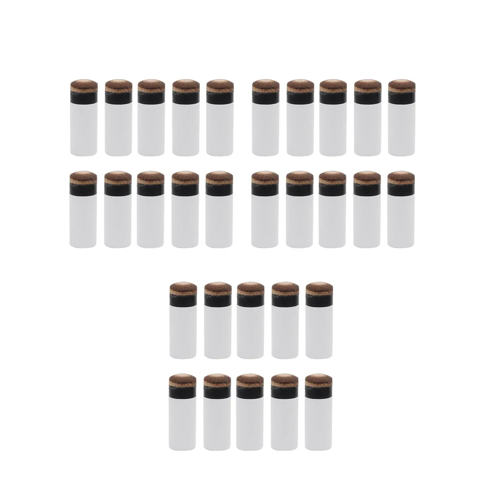 

10 шт. наконечники для бильярдного кия, сменные наконечники для бильярдного кия, сменные наконечники для винта