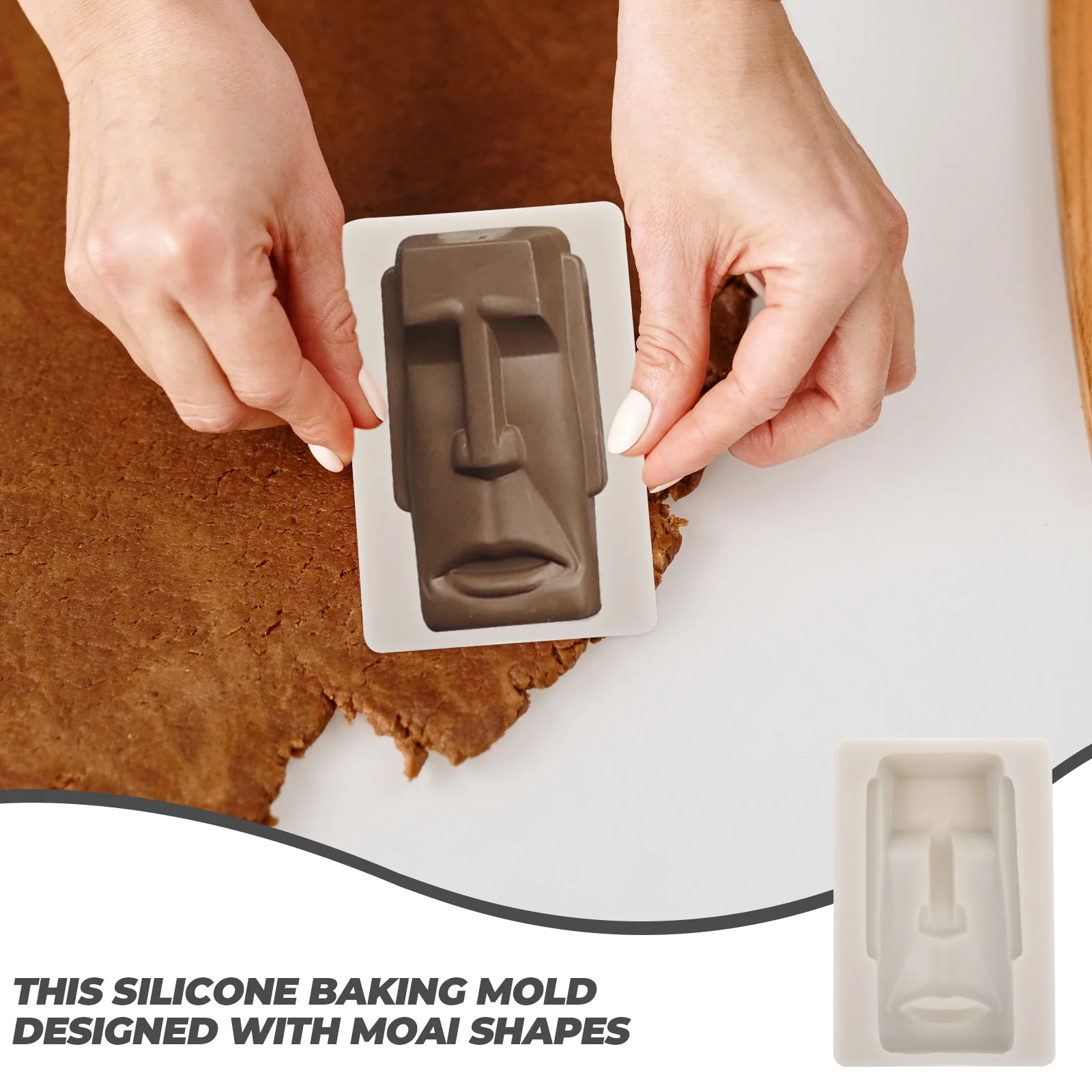 

Molds Silicone Moai Chocolate Easter Head Candycake Island Making Stone Statue Mould Shapes Bake Baking Soap Shaped Epoxy Ware