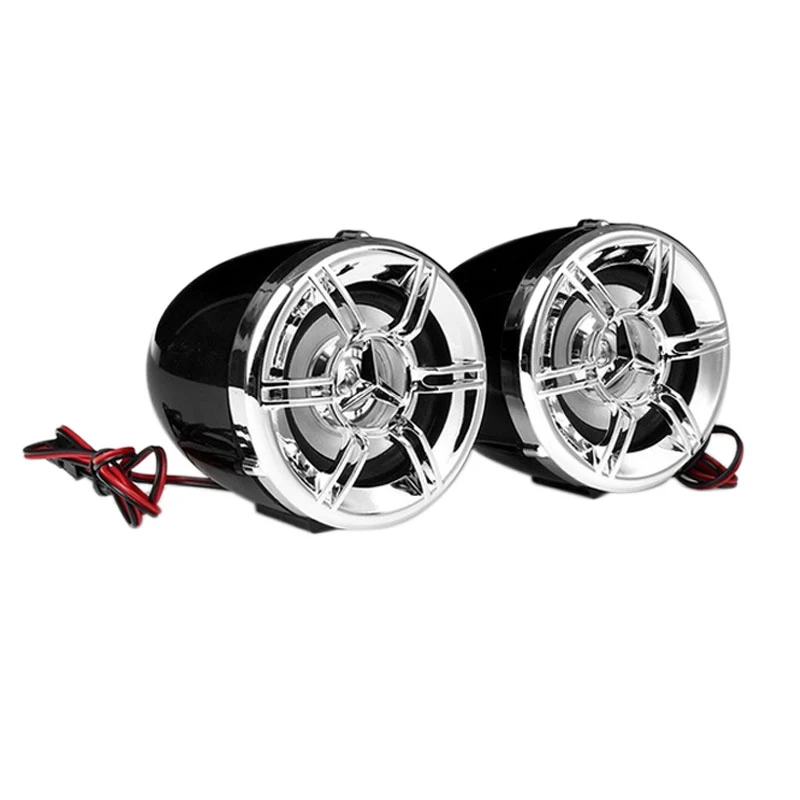 Мотоциклетные стереодинамики Bluetooth MP3-плеер водонепроницаемая аудиосистема FM USB/TF для мотоцикла скутера внедорожника на гусеницах.