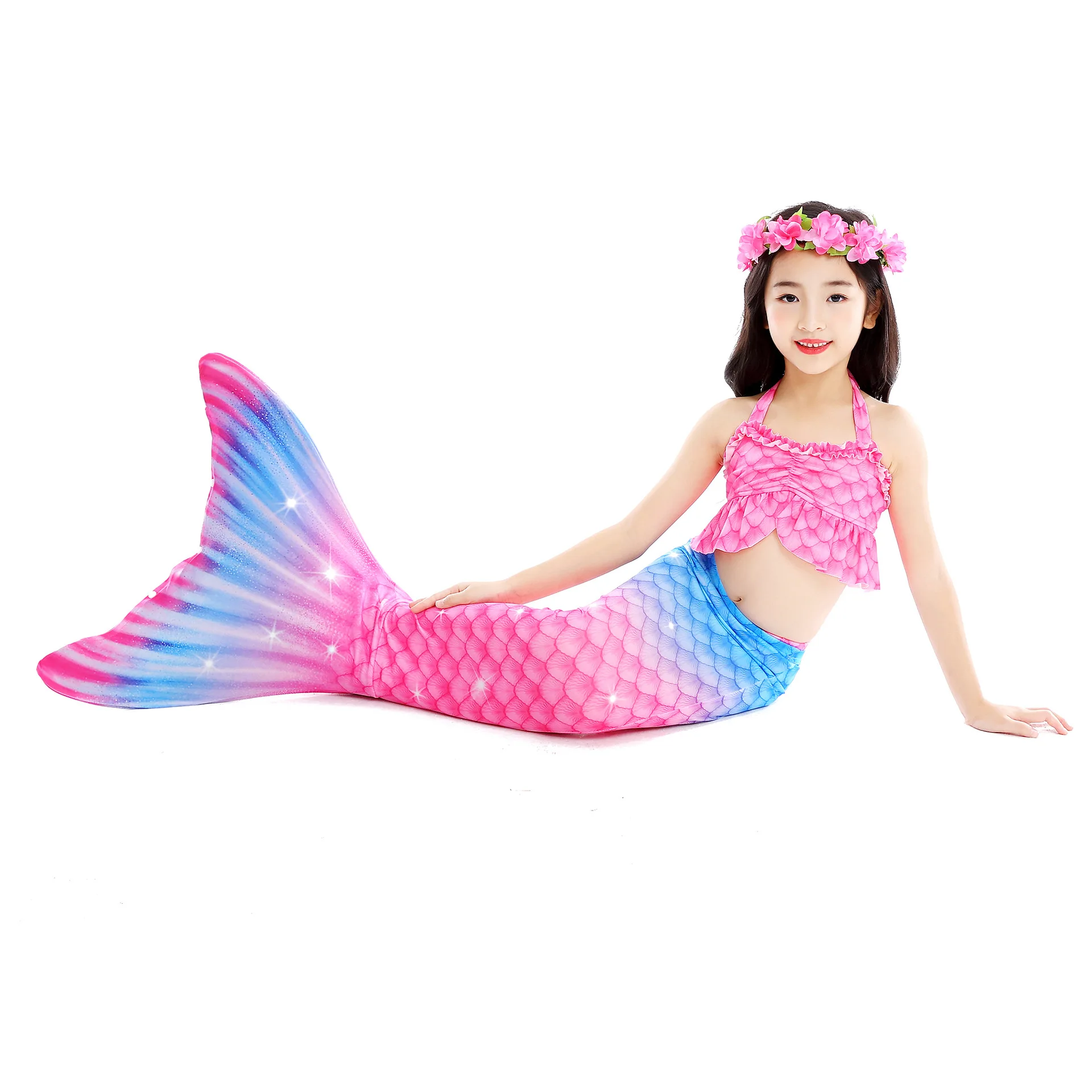 

Disney skirt Ghnatygren2022 children's swimwear bikini three piece spa swimming costume swimsuit