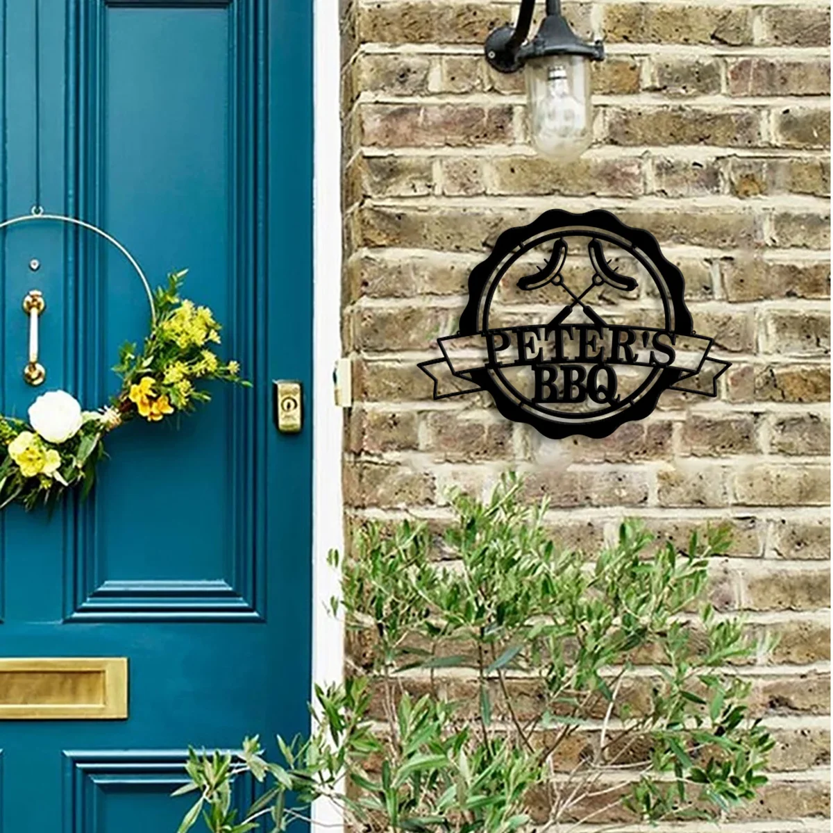 Индивидуальный персонализированный знак для барбекю гриля колбасы