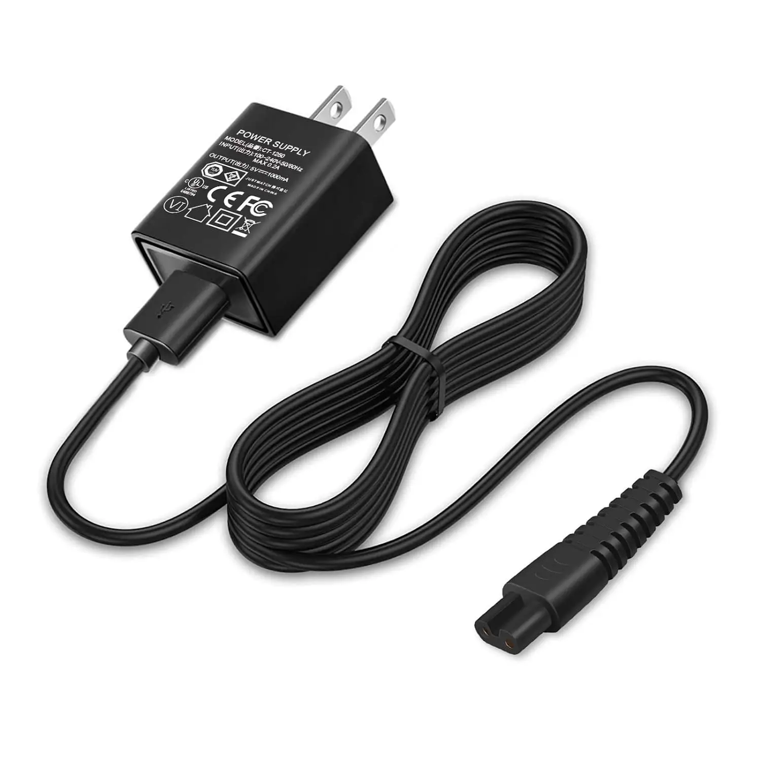 Replacement for MANSCAPED Charger for MANSCAPED Lawn Mower 3.0 & 2.0 Electric Groin Hair Trimmer, The Weed Whacker Nose and Ear
