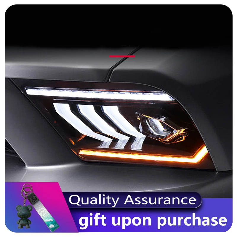 Автомобильная лампа для Ford Mustang 2005-2009 передняя фотолампа сигнал поворота ДХО фара