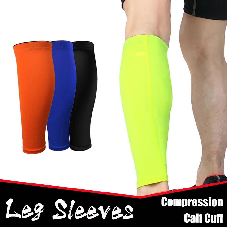 

1Pcs Compression Leg Sleeves Football Basketball Cycling Calf Protector Socks Sleeves Leg Warmers Men Women Sport Brace Cuff
