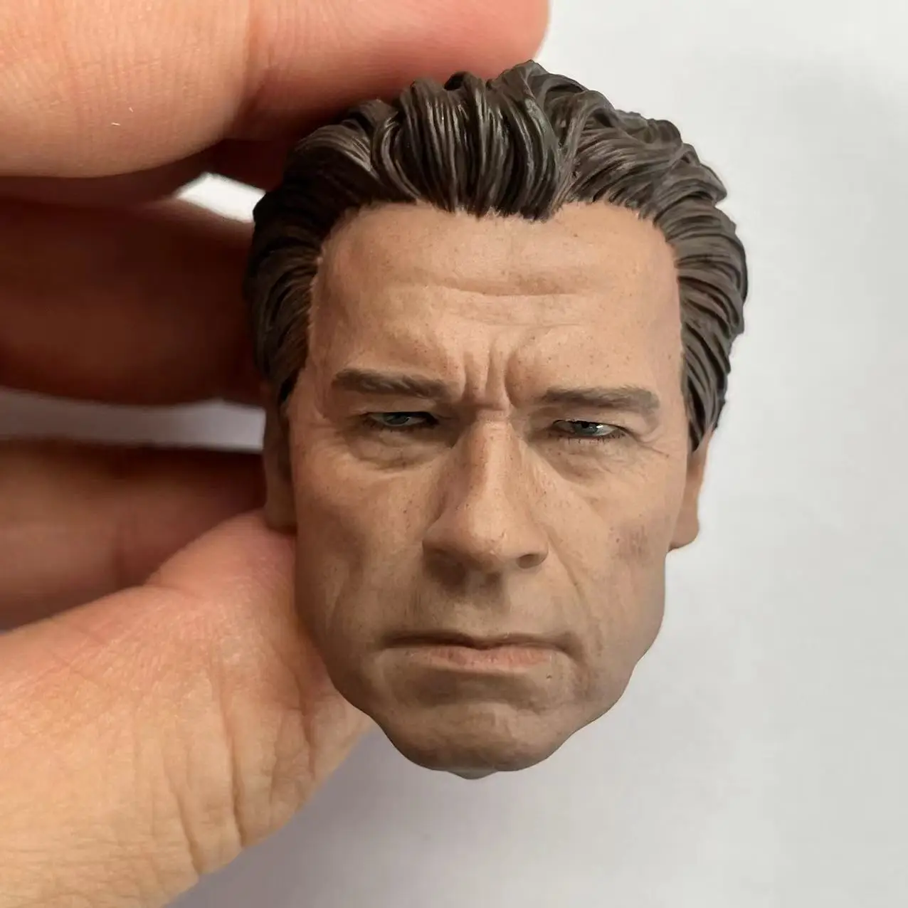 

1/6 Male Arnold Schwarzenegger Head Sculpture Actor Old Carving For 12inch TBleague Phicen Suntan Body Action Figure Toy