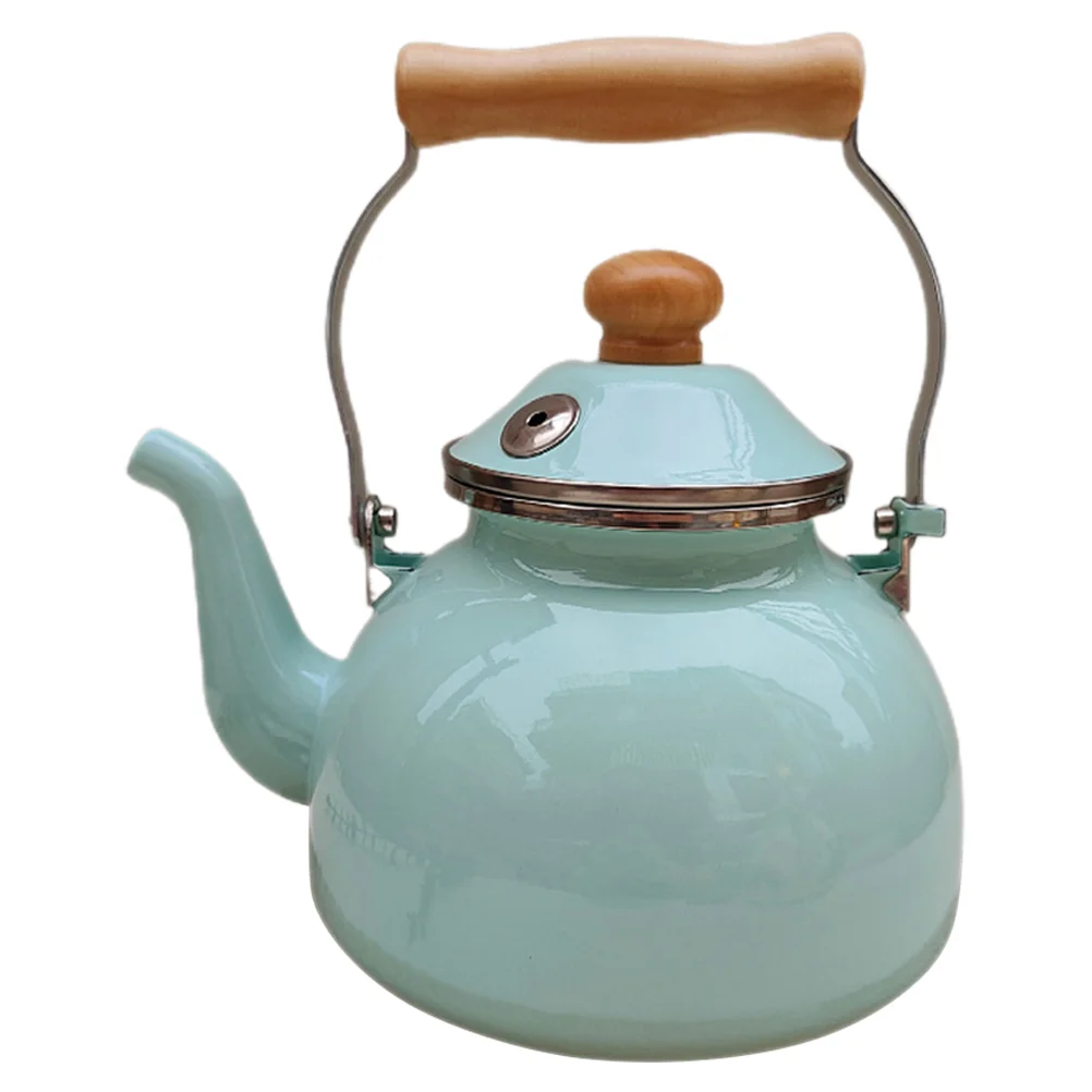 

Kettle Water Boiler Coffee Stovetop Tea Camping Pot Gas Cooker Whistling Electric Kettles Boiling Enamel