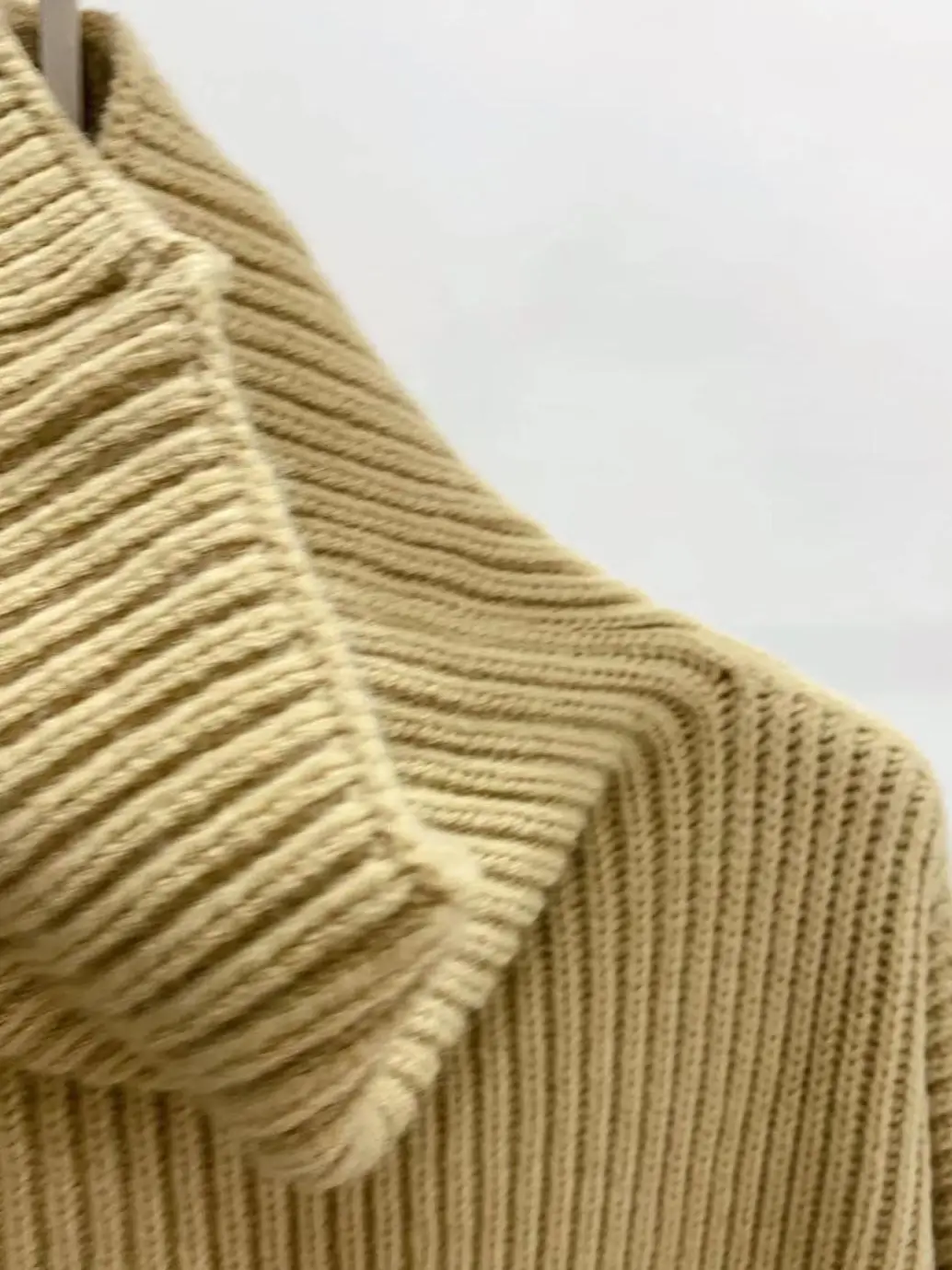 

Women Sweater Turtleneck Rib Solid Loose Fit Long Sleeve Pullover Jumper High Street Spring 2023