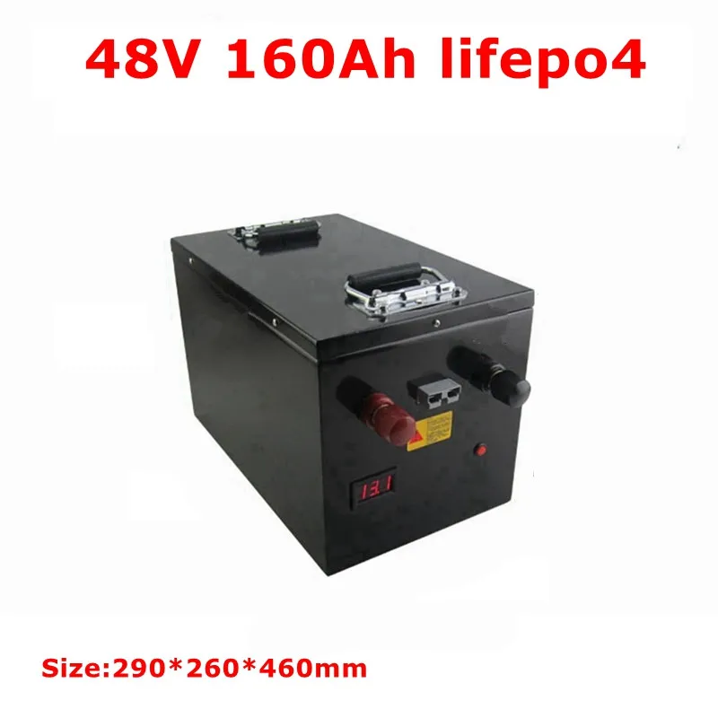 

BLN lithium 48v 160AH lifepo4 batteria BMS 16S per 4800W triciclo golf cart accumulo di energia solare scooter inverter + car