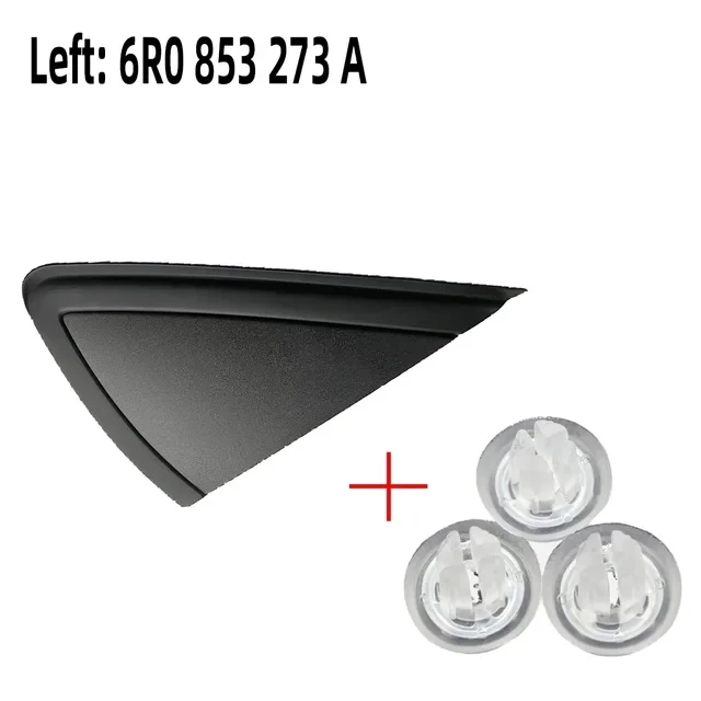 

x1/x2 автомобильное крыло, дверь, боковое зеркало заднего вида, треугольная накладка, угловая панель для VW Polo 5 MK5 6R 2011-2018 6R 0853273 A 6R 0853274 A