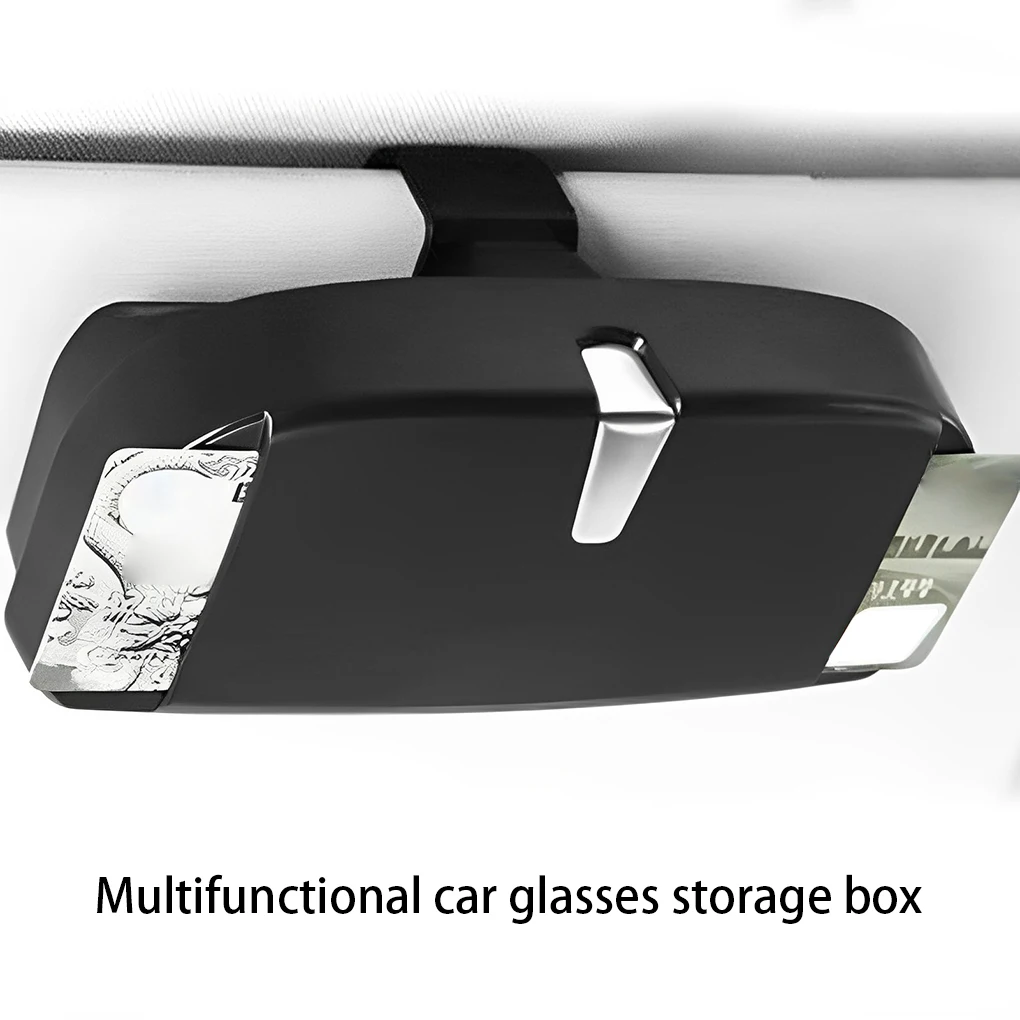 

Universal Glasses Holder Car Sun Visor Glasses Case Organizer Glasses Storage Box Holder Visor Sunshade Car Holder For Glasses