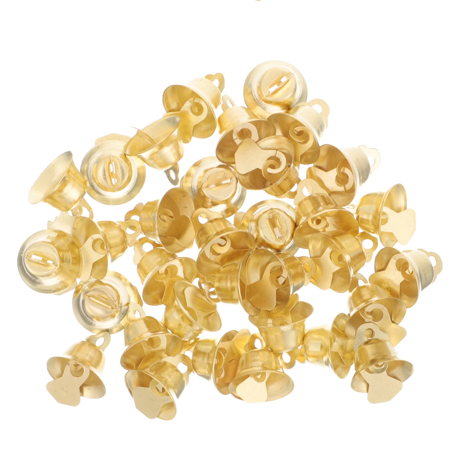 

100 Pcs Black Wedding Decor DIY Bell Decorations Wind Chime Accessories Dinner Party Christmas craft materials