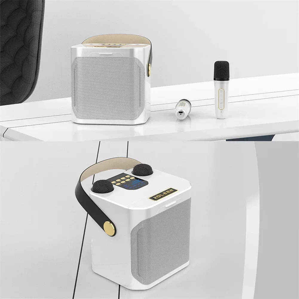 S882 Караоке-машина с двумя микрофонами Изменение голосовых функций Портативный