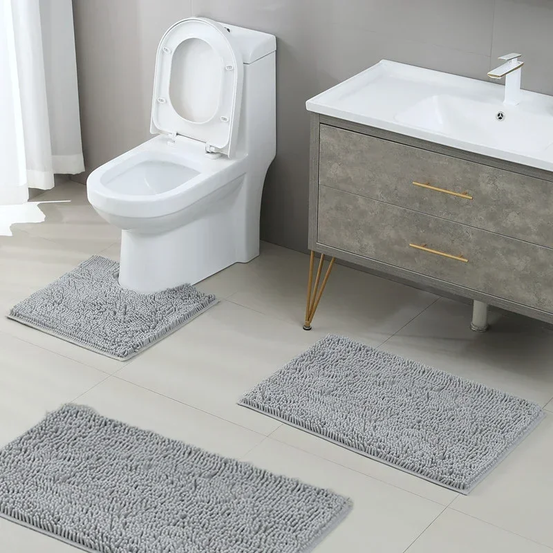 Набор микрофибровых ковриков для ванной 3 шт.