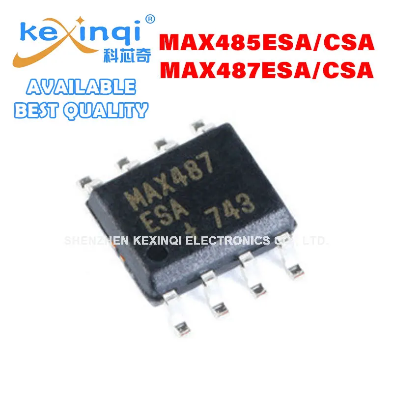 

10pcs/lot New Best Quantily MAX485 487CSA ESA RS485 Transceiver Chip SMD SOP-8 MAX485ESA