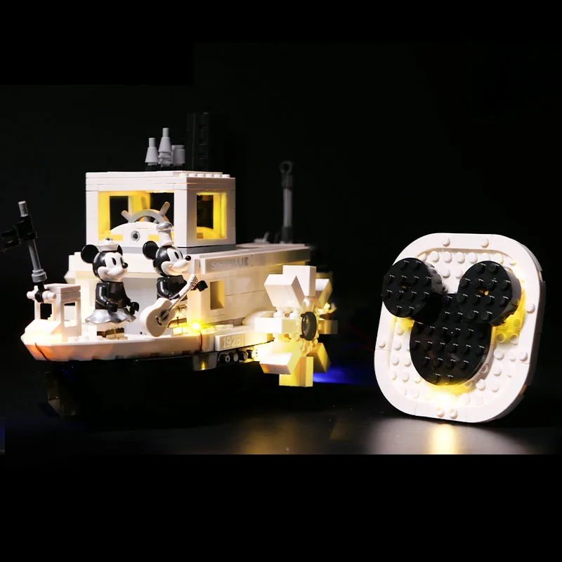 

Led Light Kit Set For 21317 Steamboat Willie Building Blocks Bricks(Only Lights)Not Including Models DIY Toys Accessories Kids