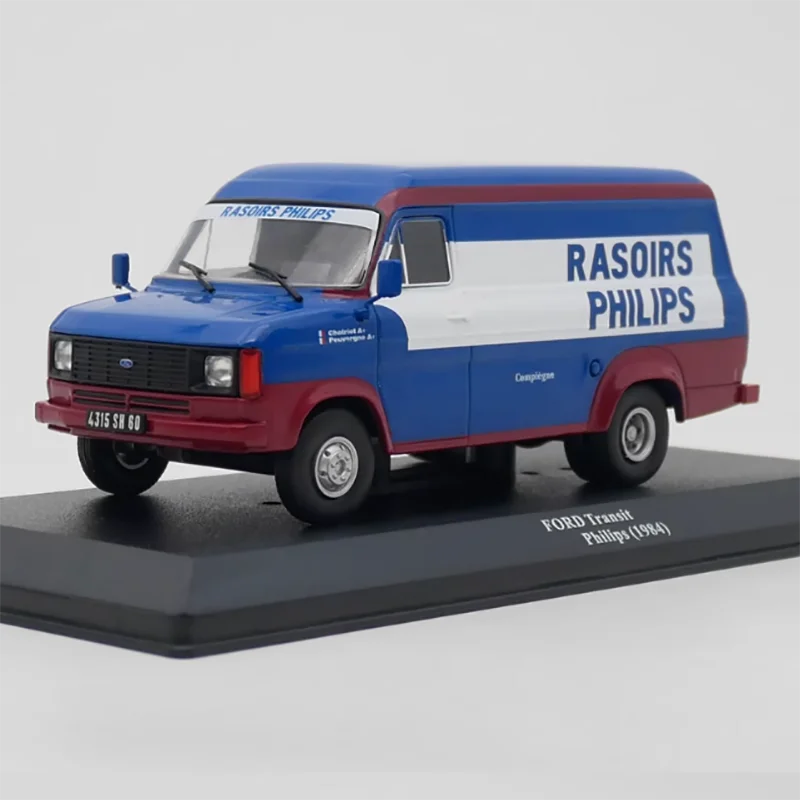 Литой в масштабе 1:43 IXO Ford Transit Philips1984 модель автомобиля из сплава готовая
