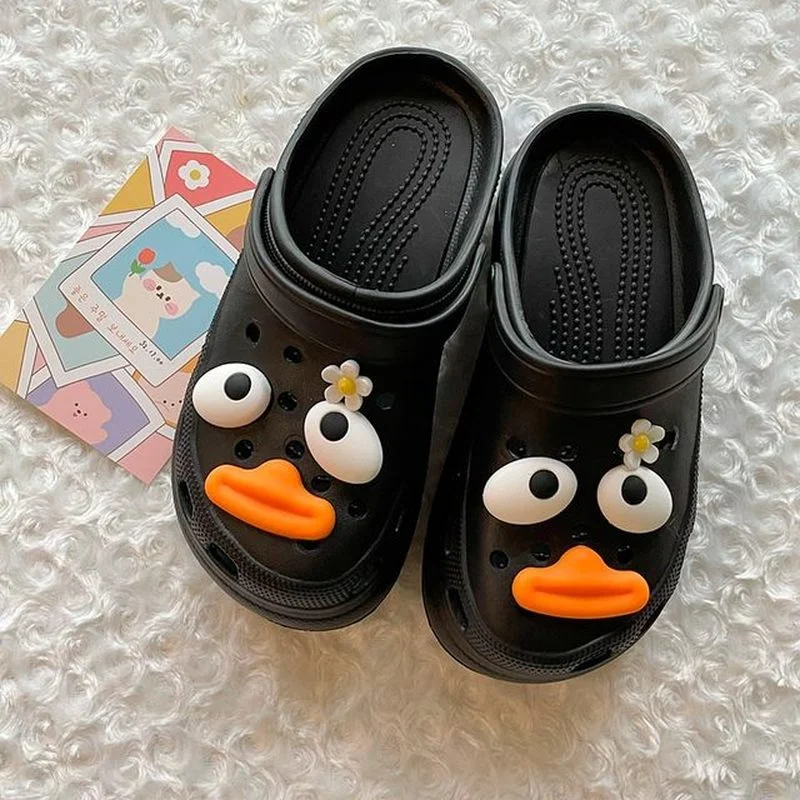 

Cute Cartoon Duck Shoes Charms for Croc Fashion High Quality Clogs Shoe Buckle Lovely All-match Croc Charms Designer Kids Gift