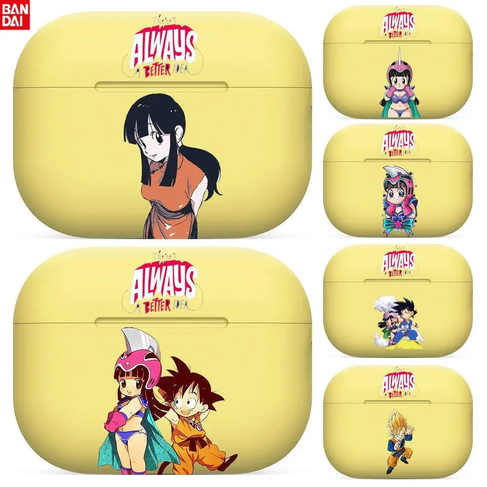 Чехол для наушников Dragon Ball Kiki чехол Airpods 1 2 из ТПУ с Bluetooth Air Pod pro желтый |