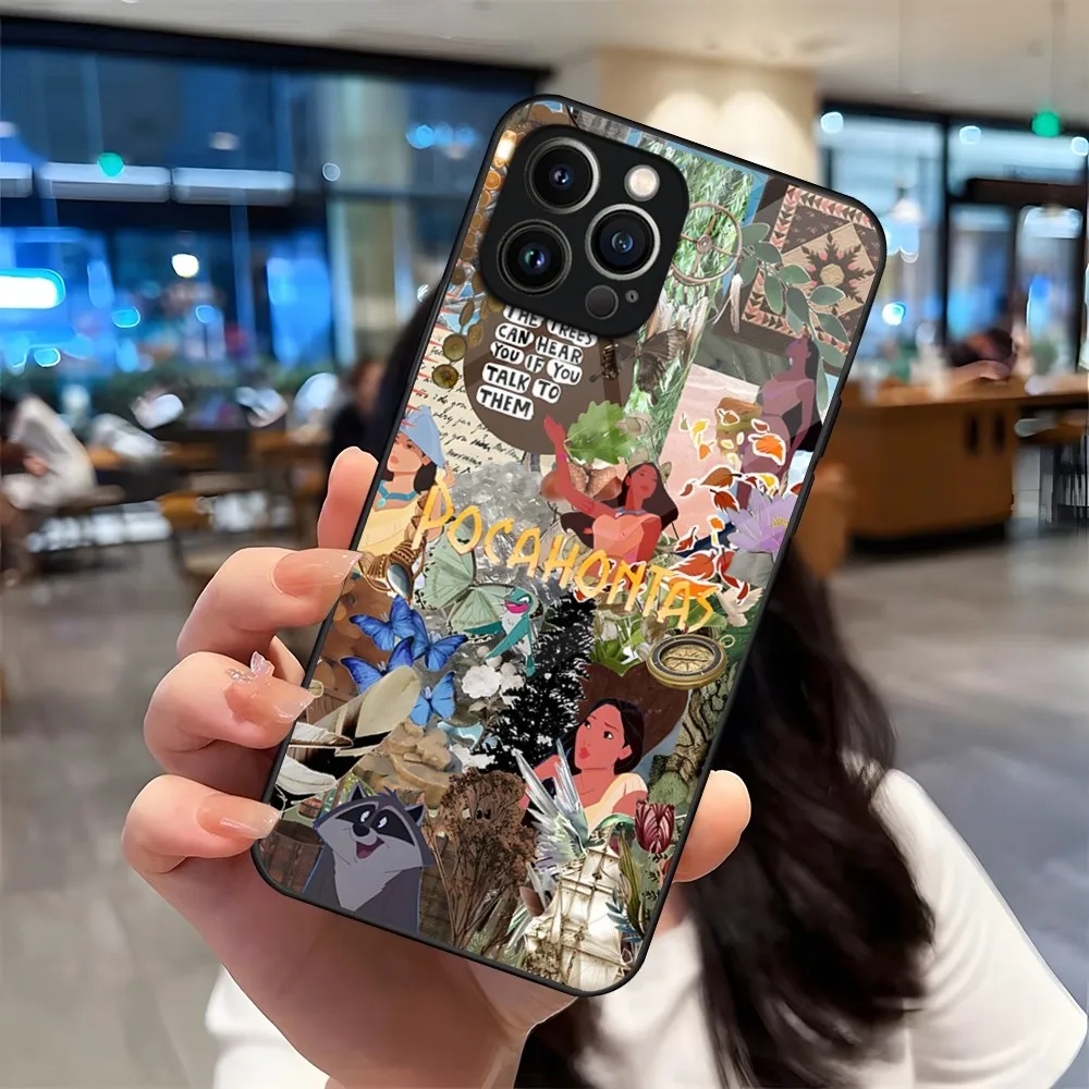 Чехол для телефона с принцессой Покахонтас iPhone 13 15 14 12 11 Pro XS Max Plus Mini X XR 8 7 6s SE2020