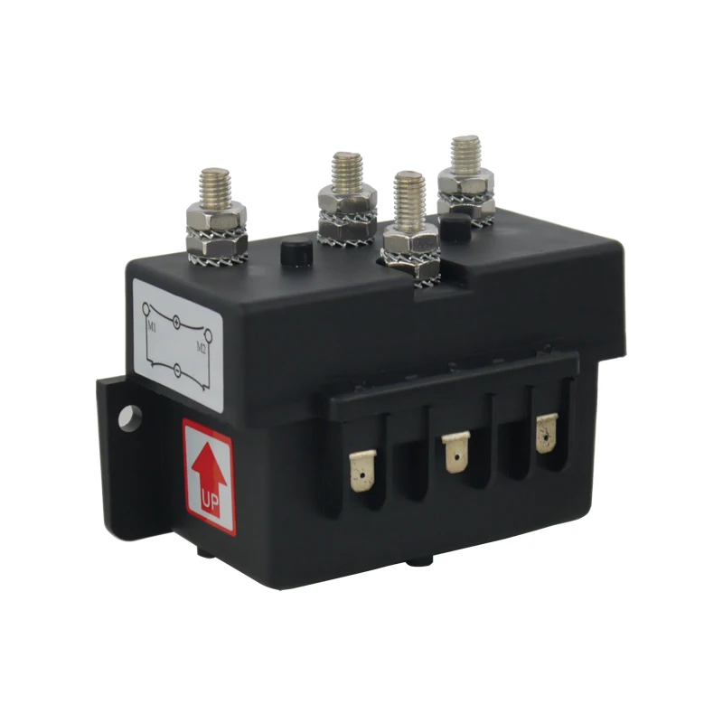 12V/24V Windlass Control Box, Dual Direction Solenoids for Boat Drum Anchor Winch Reversing, design for 2-wire Motor