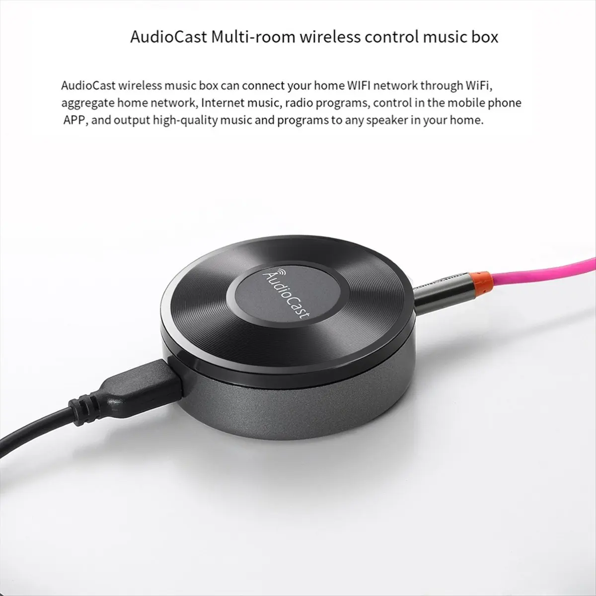 Фото 【B63C】 Беспроводной WiFi-приемник для потоковой передачи музыки Audiocast Ieast Play M5 DLNA для Airplay, аудиоадаптер для многозонального воспроизведения №5
