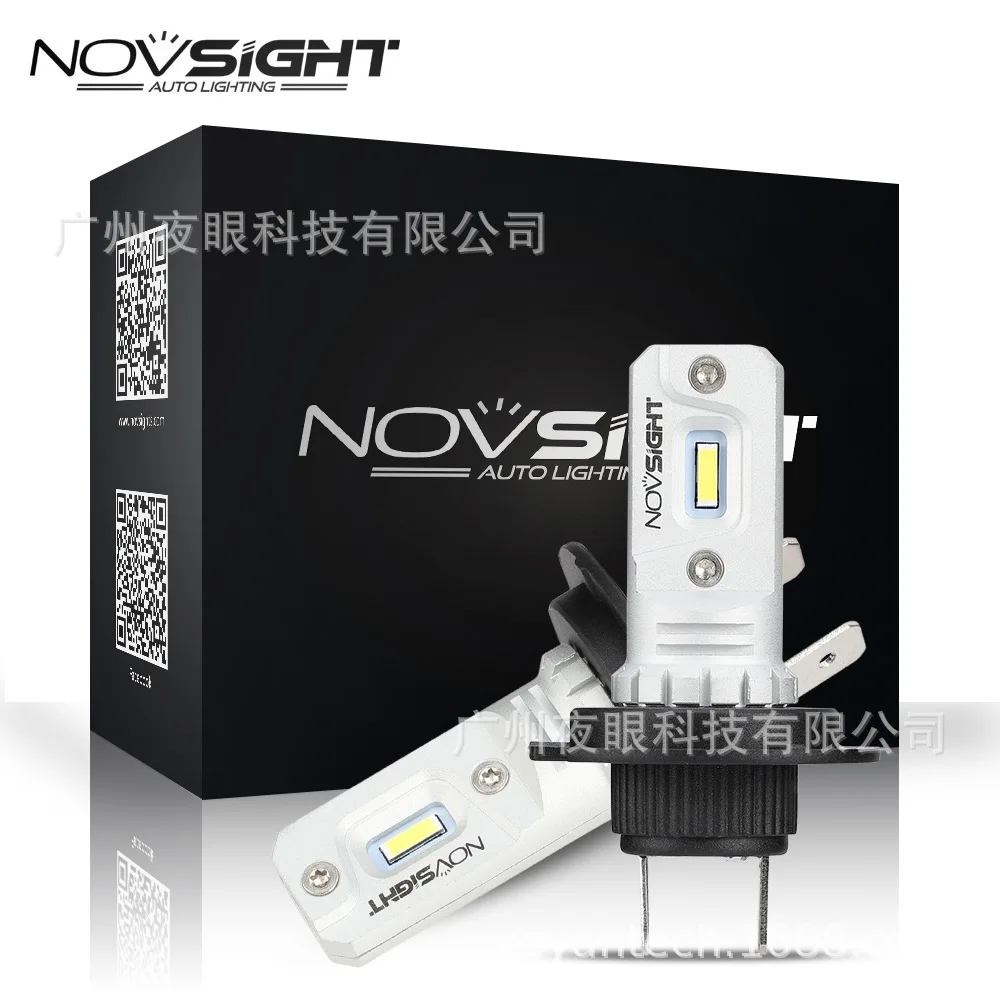 

NOVSIGHT 80W 2000LM 6000K White Light Automotive LED Fog Lights F9 Series H1 H3 H7 H11 9005 9006 LED Fog Lights