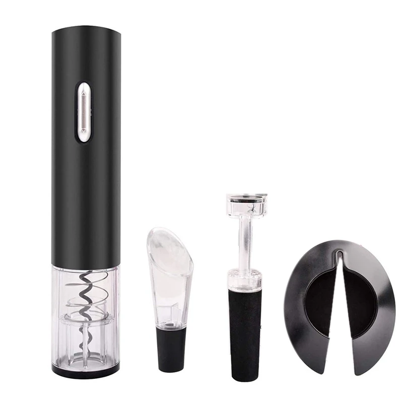 

Electric Wine Bottle Opener,Automatic Corkscrew Bottle Opener Set, Vacuum Pumping Stopper, Perfect Gift For Wine Lovers