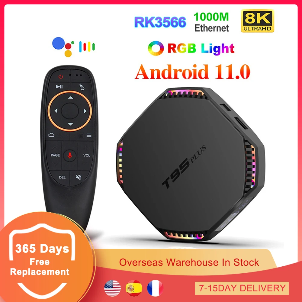 Приставка Смарт-ТВ T95 Plus Android 11 2 4 ГГц 5 Wi-Fi |