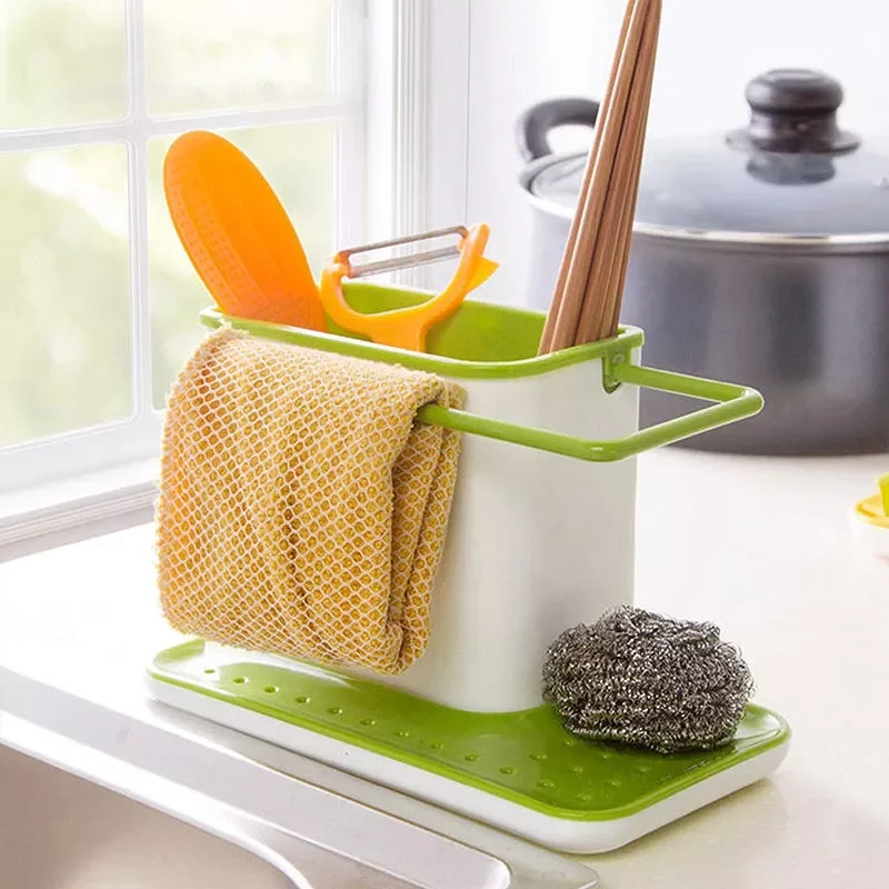 

Newest Racks Organizer Kitchen Sink Utensils Holder Drainer Storage Shelf Sponge Holders Draining Sink Box Kitchen Accessories
