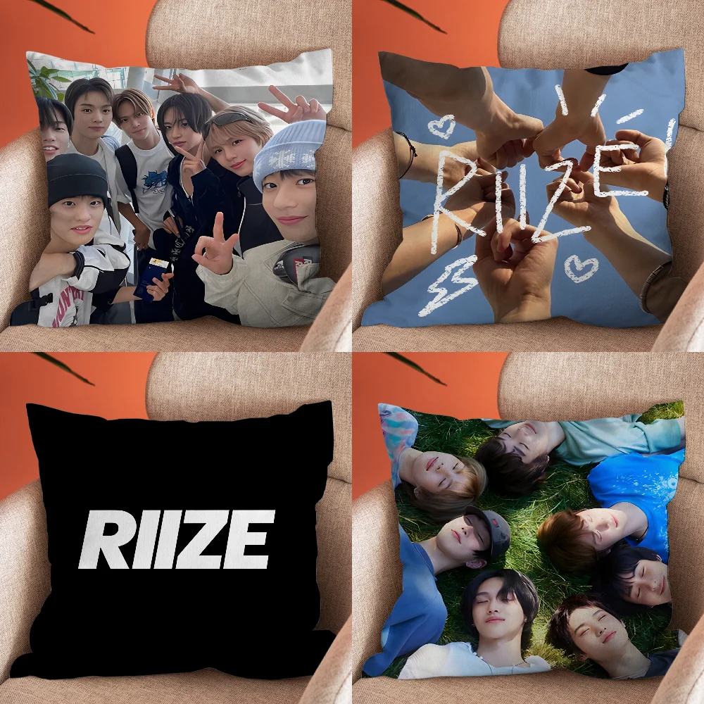 Чехлы для подушек Kpop R-RiizeS из полиэстера/хлопка