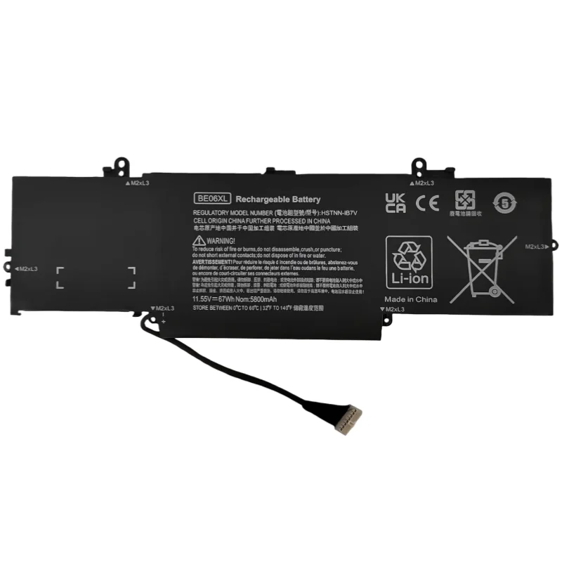 Фото Аккумулятор для ноутбука 11.55V 67Wh 5800mAh HSTNN-IB7V HSTNN-DB7Y BE06XL для HP Elitebook Folio 1040 G4 918045-1C1 918045-171 918180-855 №2