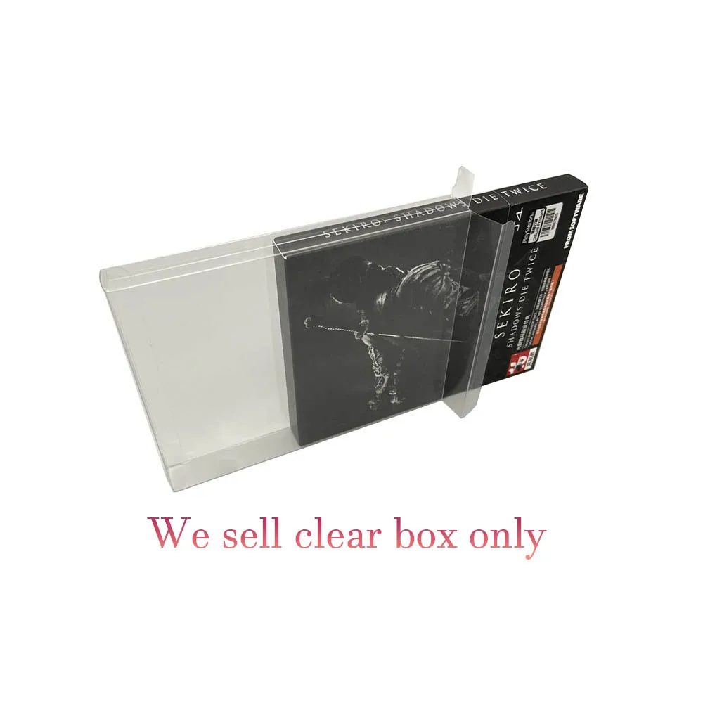 Прозрачный защитный чехол из ПЭТ для игровой консоли PS4 прозрачный ящик хранения