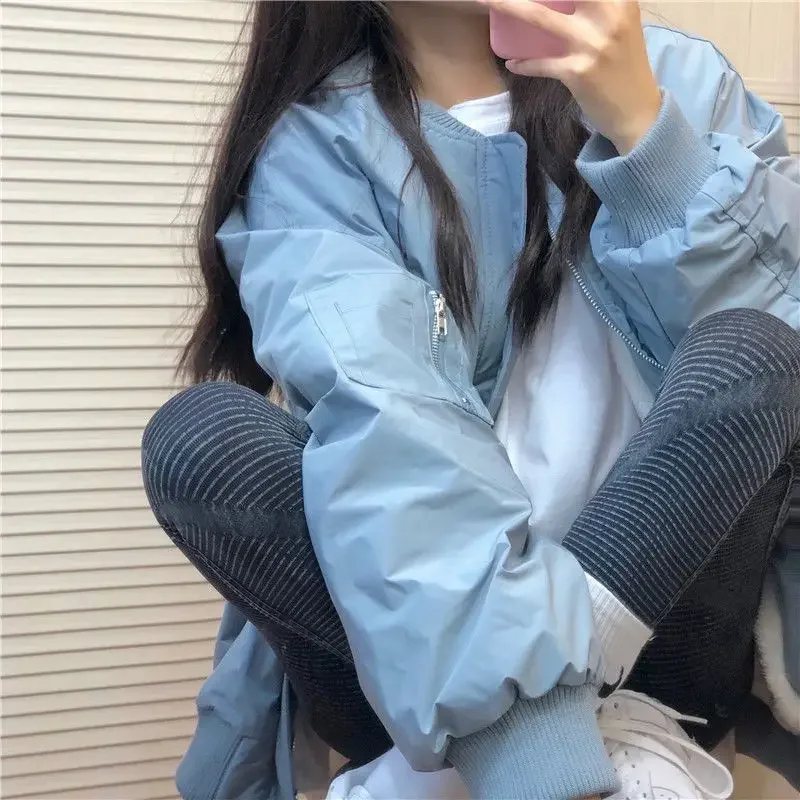 Женские бейсбольные пальто-авиаторы новые зимние женские куртки-бомберы