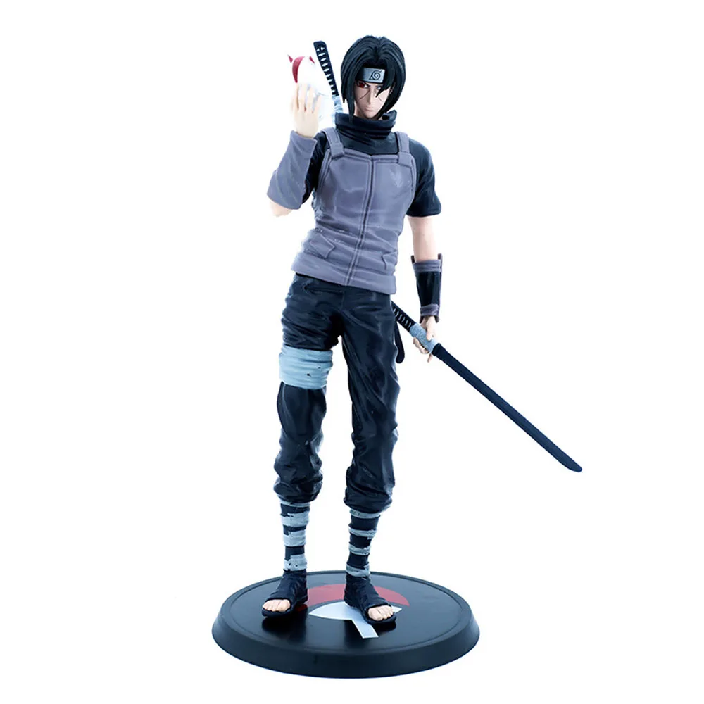 

Cartoon Naruto Anime Figures Shadows Uchiha Itachi Standing Posture Action Pvc Statue Model Collection Doll Decoration Toy Gift