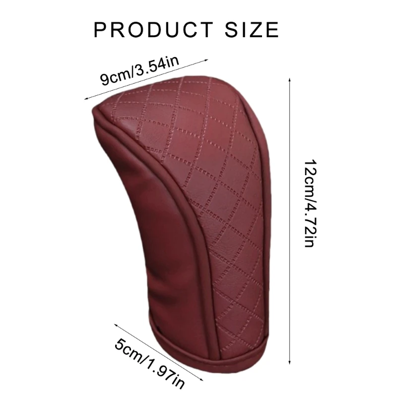 Защитная кожаная накидка на рычаги переключения передач Удобная накладка для