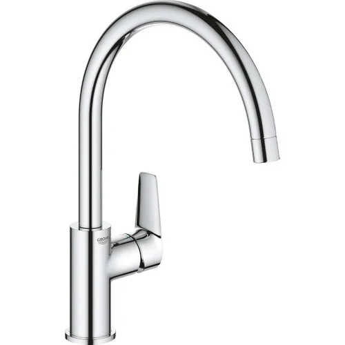 Однорычажный смеситель для кухонной раковины Grohe Bauedge 31367001 | Обустройство дома