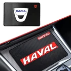 Автомобильная противоскользящая прокладка 1 шт., Силиконовая Водонепроницаемая Для Hyundai Creta Ix25 Ix 35 2021 Getz Accent I30 Solaris, автомобильные аксессуары, логотип автомобиля