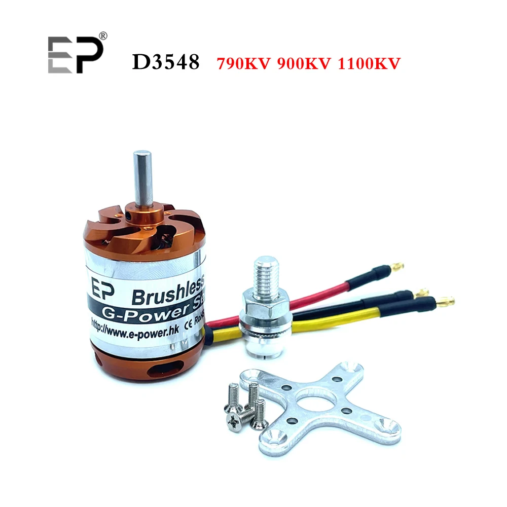 

E-Power D3548 3548 790KV 900KV 1100KV 3-5S Lipo бесщеточный двигатель 5 мм вал 156g 35*48 мм большая упорная тяга для радиоуправляемой модели