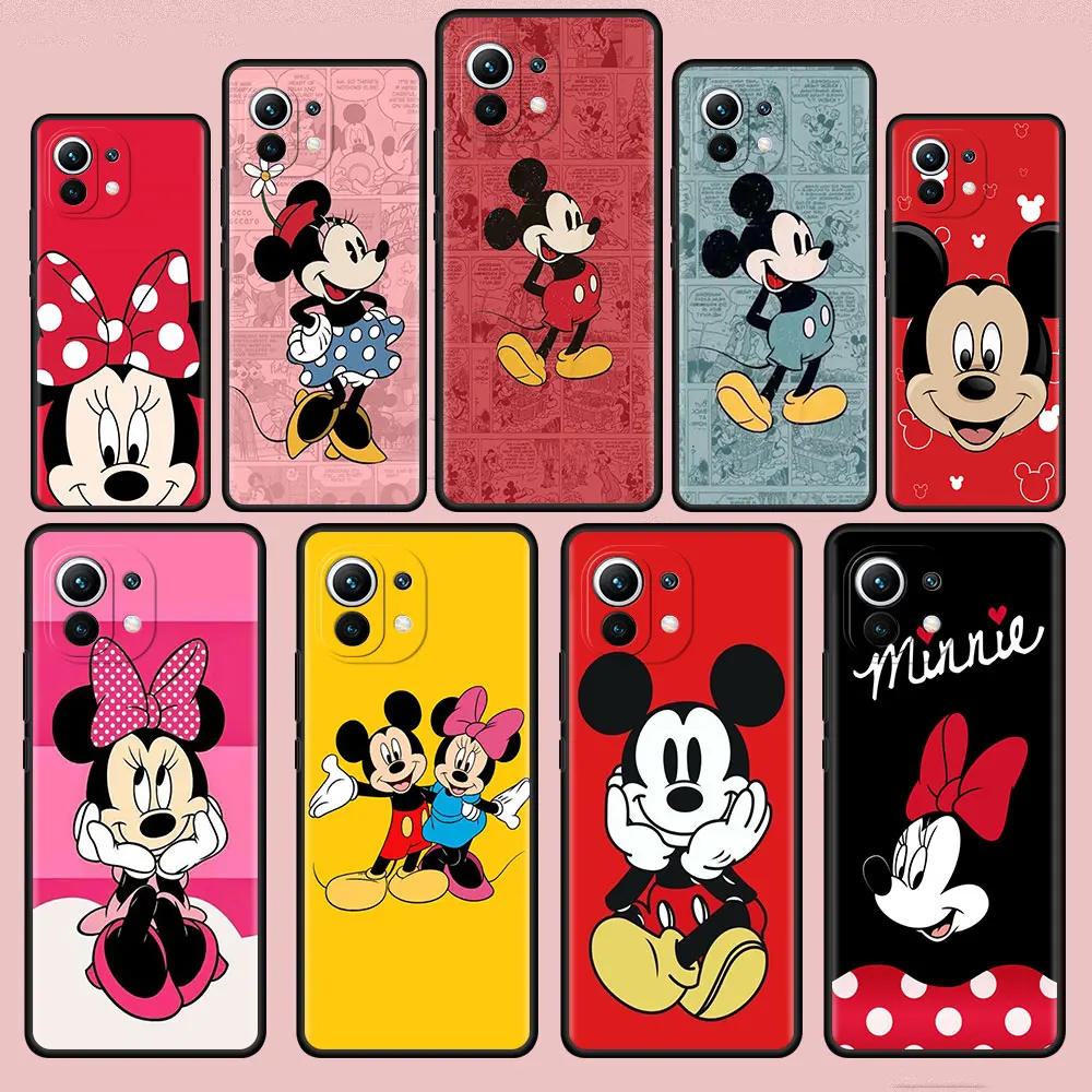 

Mickey Mouse Cartoon Funda Case For Xiaomi Mi Poco X3 NFC M3 Pro F3 GT M4 F1 X2 11T Lite Note 10 10T 9T Silicone Phone Cover