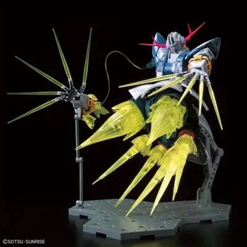 Фото Конструктор Bandai Gunpla PB Limited Edition RG 1/144 MSN-02 Zeong с эффектом выстрела, сборная модель, игрушки, рождественские подарки №5